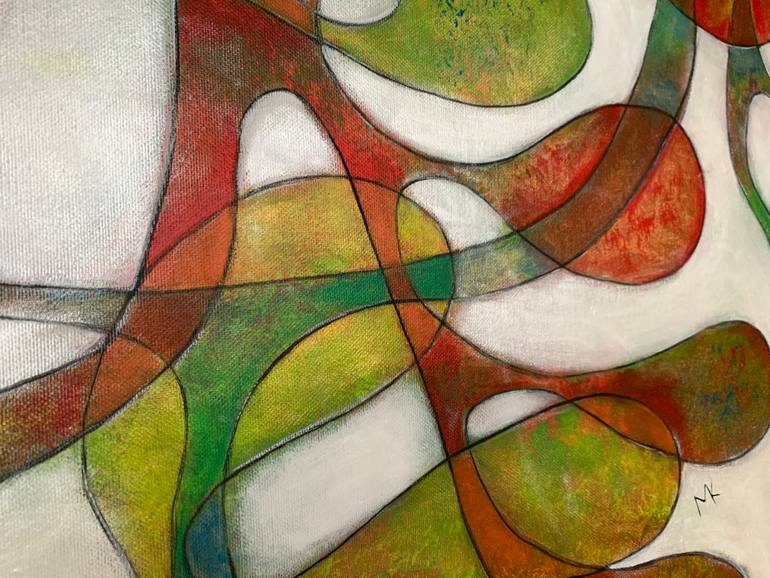 Original Contemporary Abstract Painting by Maarit Korhonen