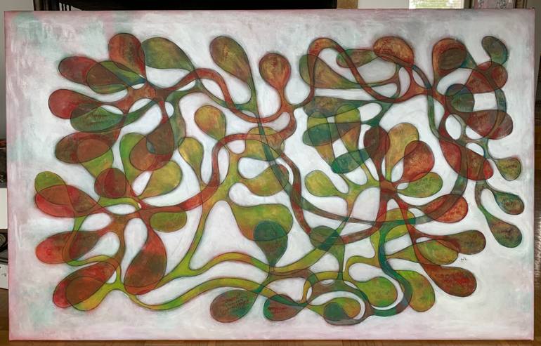 Original Contemporary Abstract Painting by Maarit Korhonen