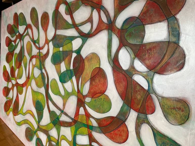 Original Contemporary Abstract Painting by Maarit Korhonen