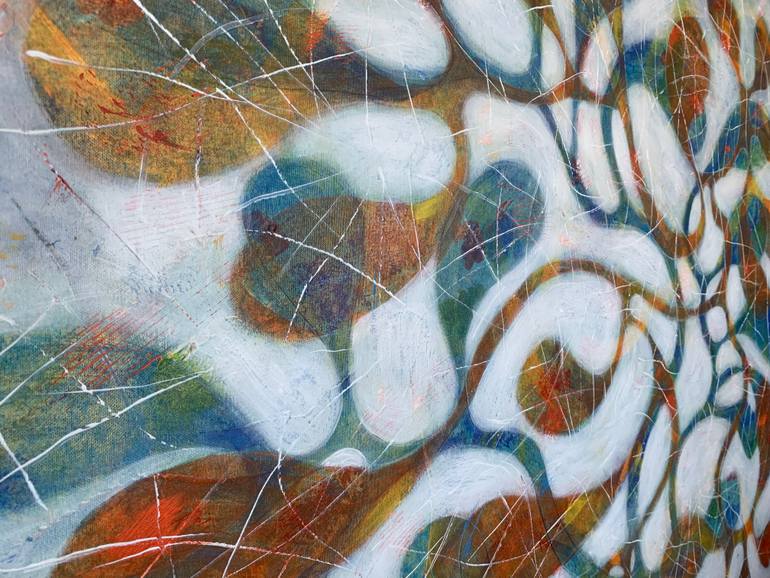 Original Contemporary Abstract Painting by Maarit Korhonen