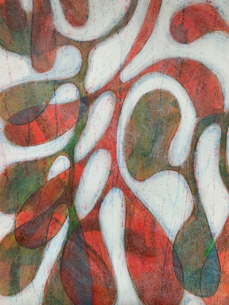 Original Contemporary Abstract Painting by Maarit Korhonen