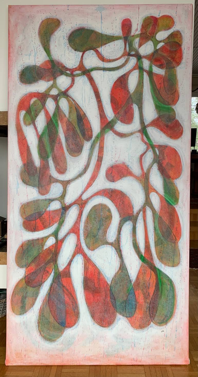 Original Contemporary Abstract Painting by Maarit Korhonen