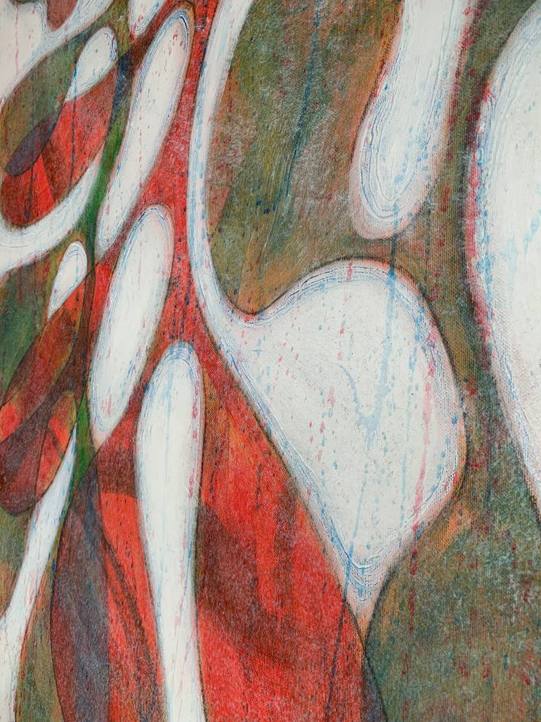 Original Contemporary Abstract Painting by Maarit Korhonen