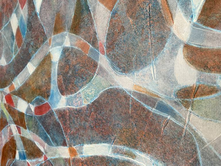 Original Abstract Expressionism Abstract Painting by Maarit Korhonen
