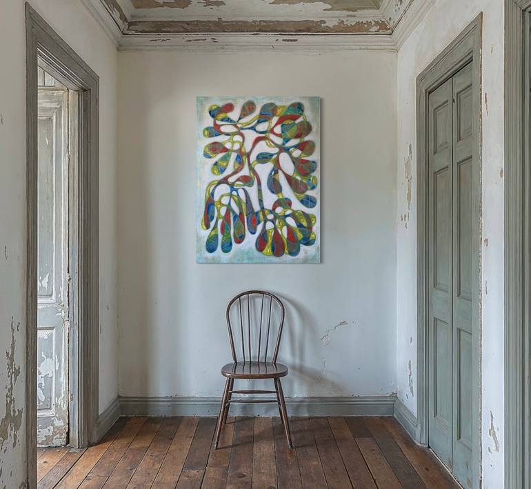 Original Abstract Expressionism Abstract Painting by Maarit Korhonen