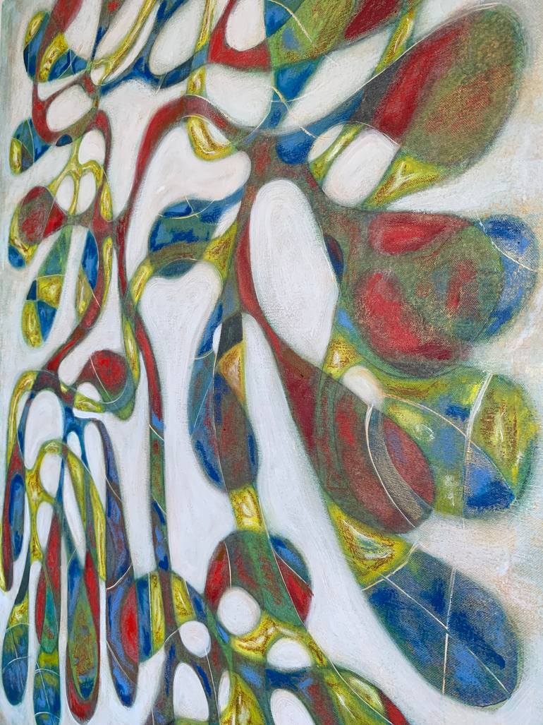 Original Abstract Expressionism Abstract Painting by Maarit Korhonen