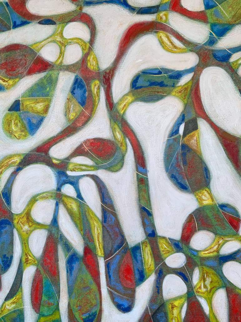 Original Abstract Expressionism Abstract Painting by Maarit Korhonen