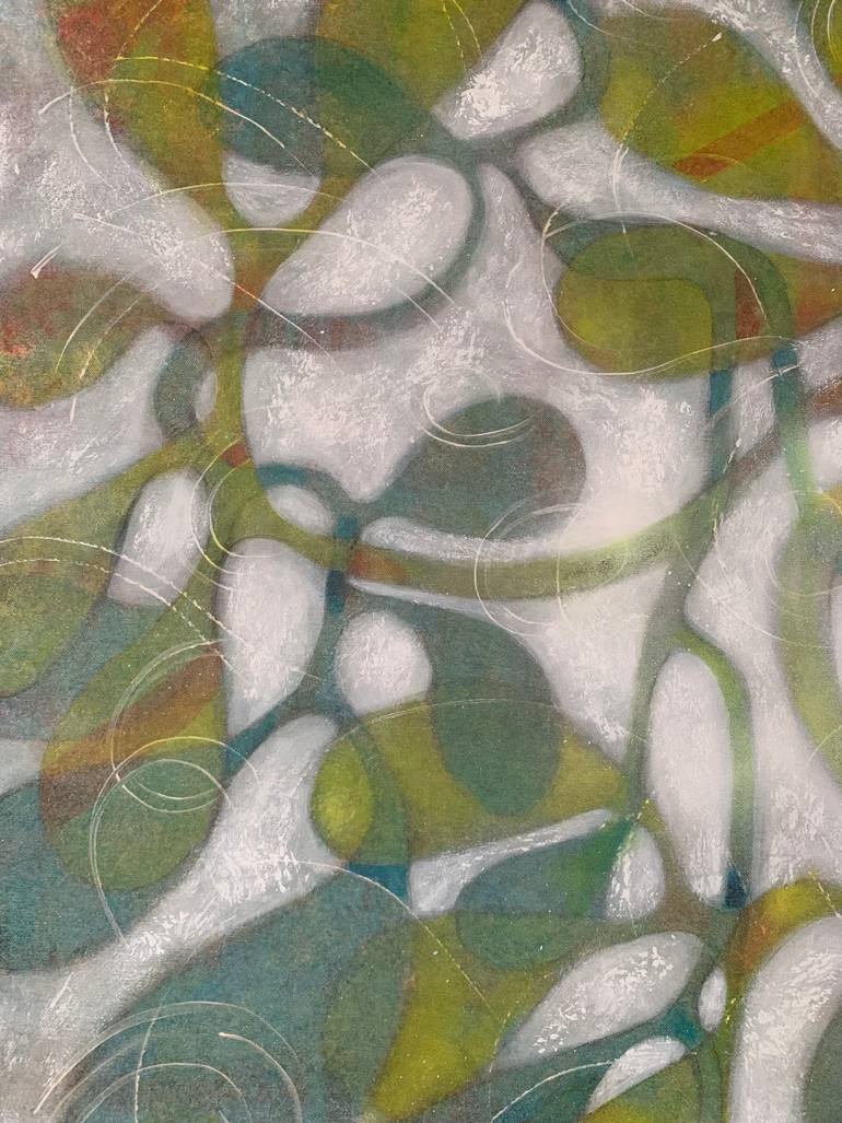 Original Abstract Expressionism Abstract Painting by Maarit Korhonen