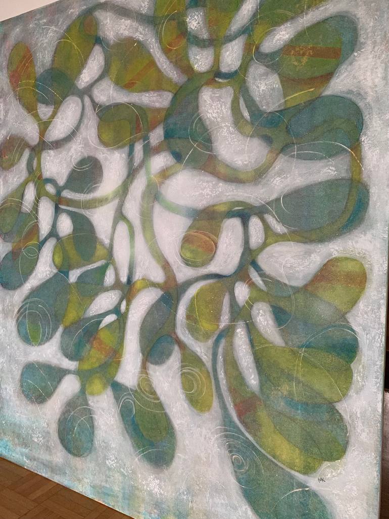 Original Abstract Expressionism Abstract Painting by Maarit Korhonen
