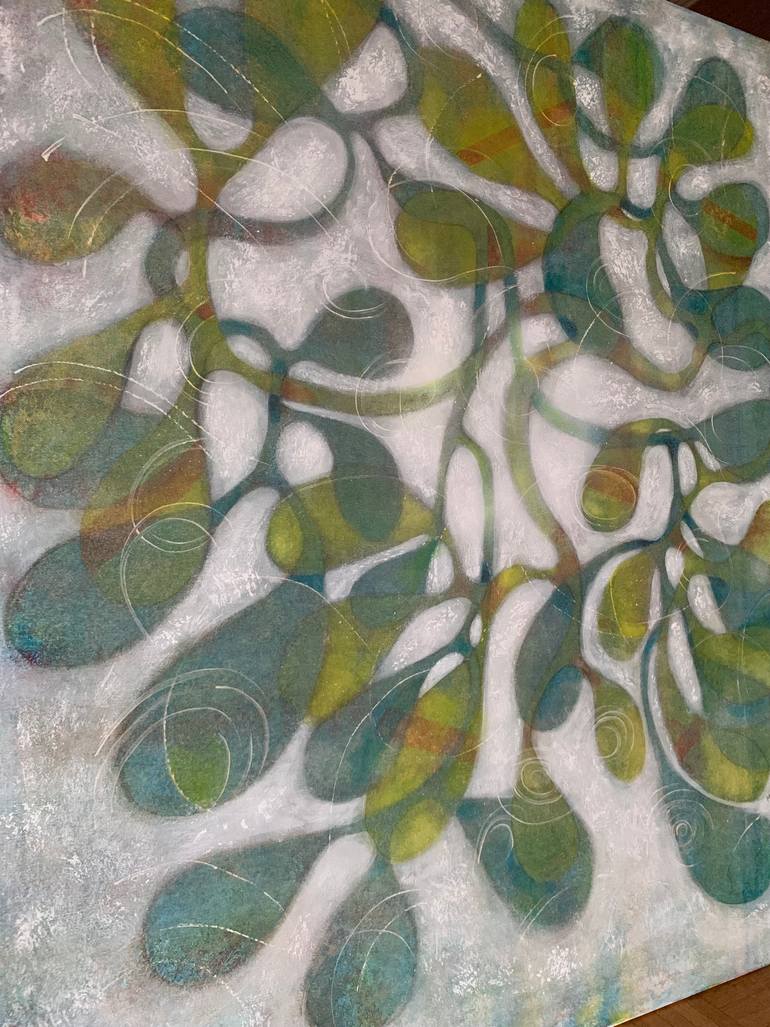 Original Abstract Expressionism Abstract Painting by Maarit Korhonen