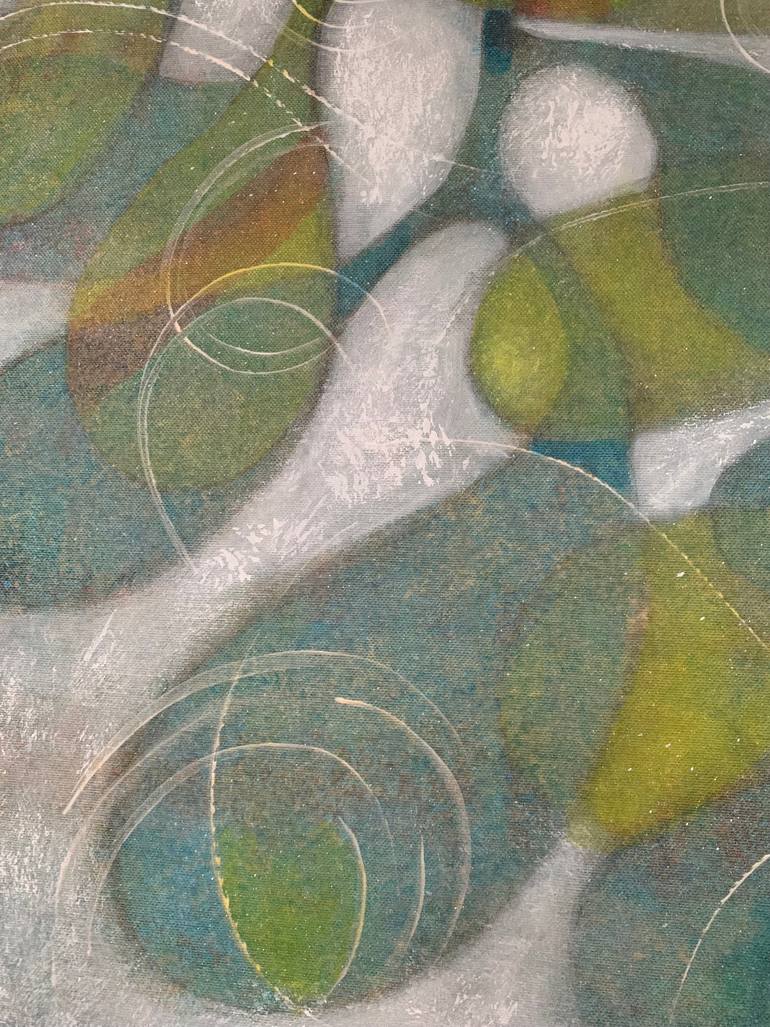 Original Abstract Expressionism Abstract Painting by Maarit Korhonen