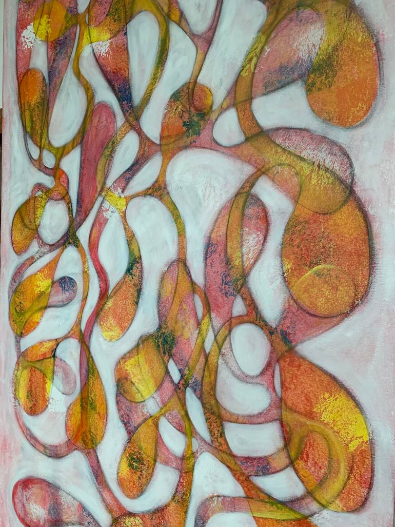 Original Contemporary Abstract Painting by Maarit Korhonen