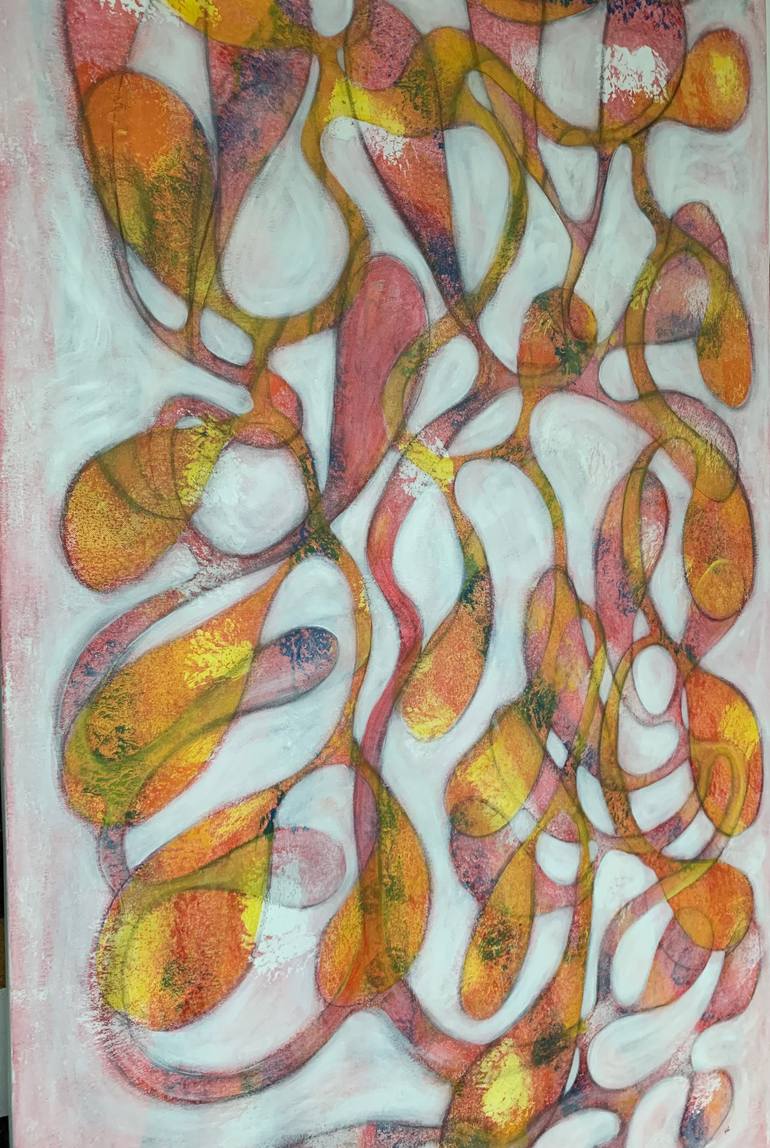 Original Contemporary Abstract Painting by Maarit Korhonen
