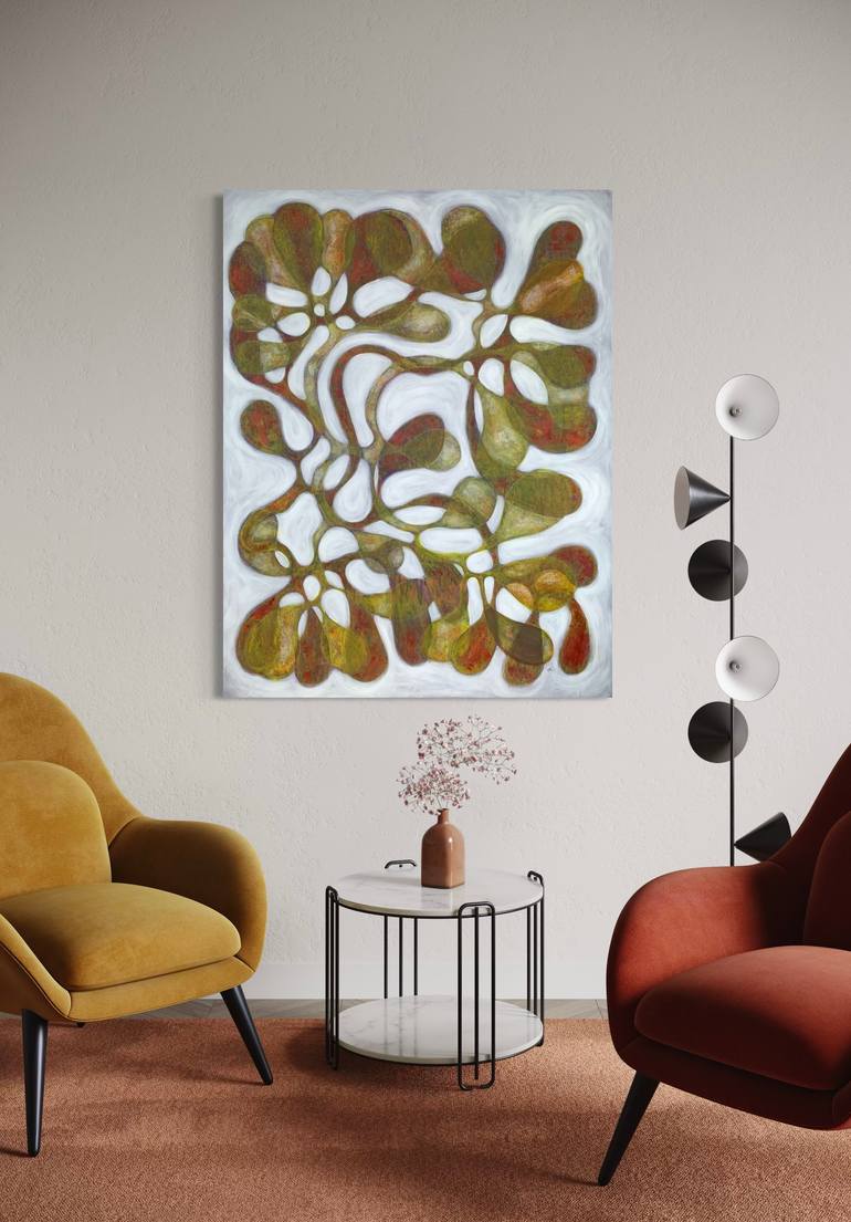 Original Abstract Expressionism Abstract Painting by Maarit Korhonen