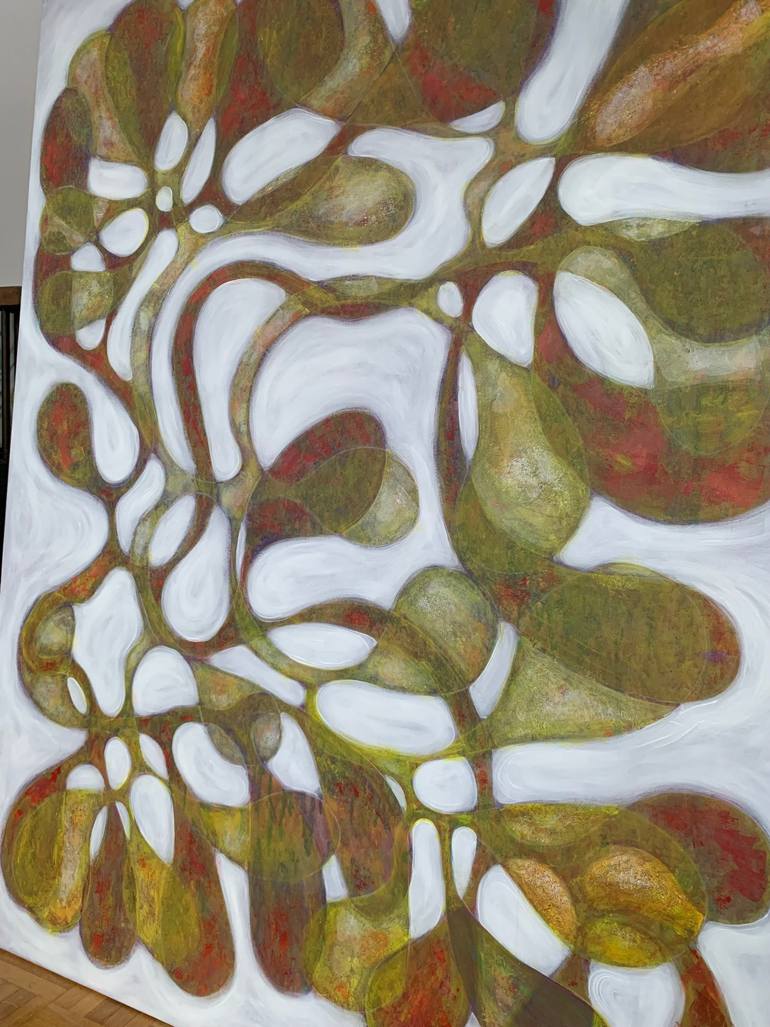 Original Abstract Expressionism Abstract Painting by Maarit Korhonen