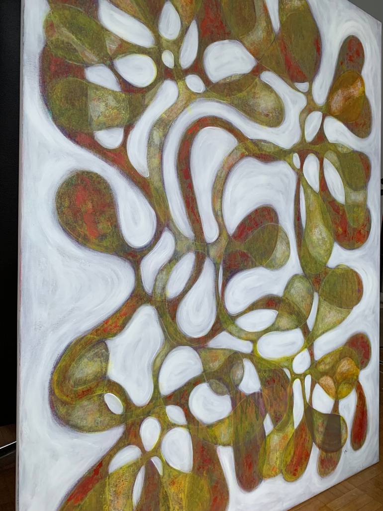 Original Abstract Expressionism Abstract Painting by Maarit Korhonen