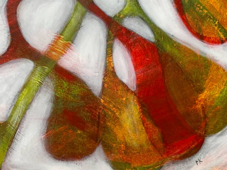 Original Abstract Expressionism Abstract Painting by Maarit Korhonen
