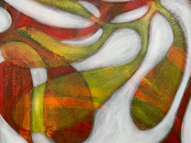 Original Abstract Expressionism Abstract Painting by Maarit Korhonen
