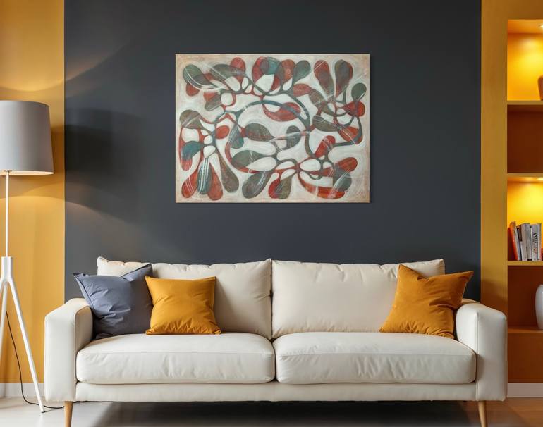 Original Abstract Expressionism Abstract Painting by Maarit Korhonen