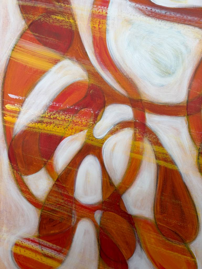 Original Abstract Expressionism Abstract Painting by Maarit Korhonen