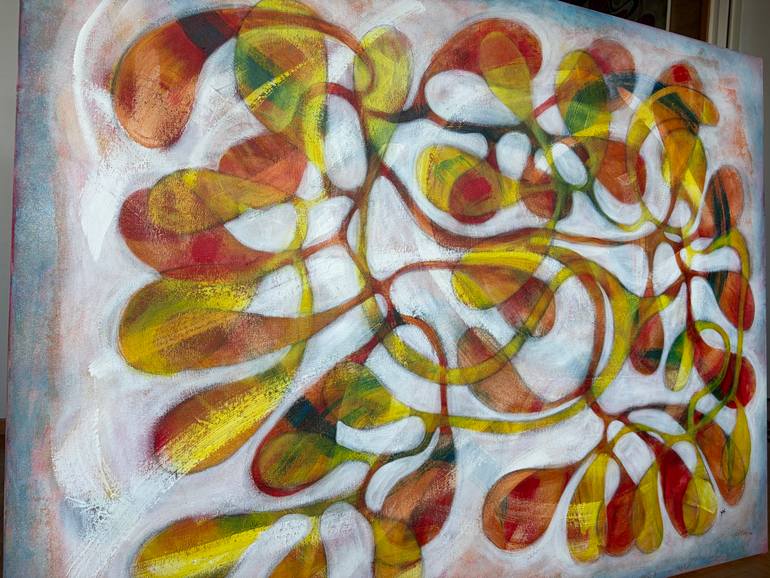 Original Abstract Expressionism Abstract Painting by Maarit Korhonen