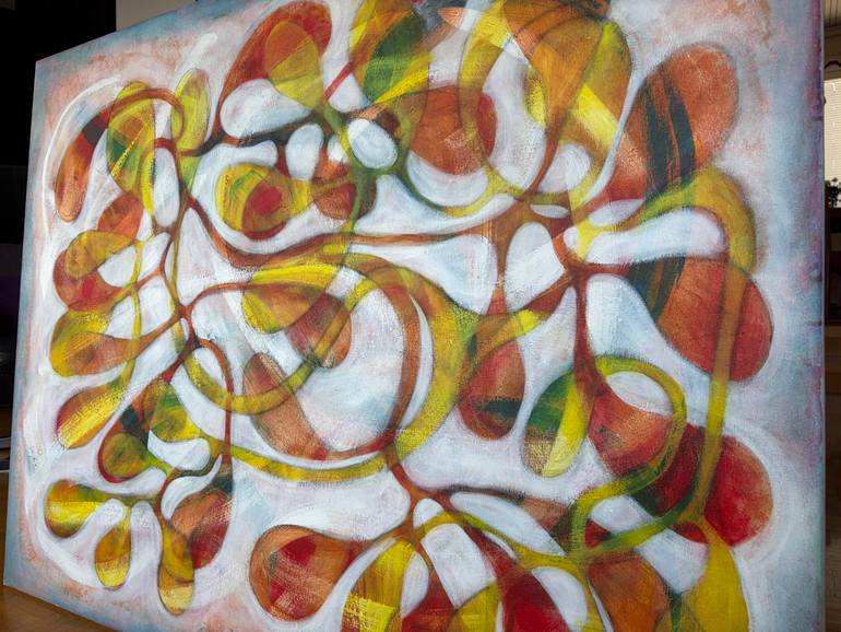 Original Abstract Expressionism Abstract Painting by Maarit Korhonen