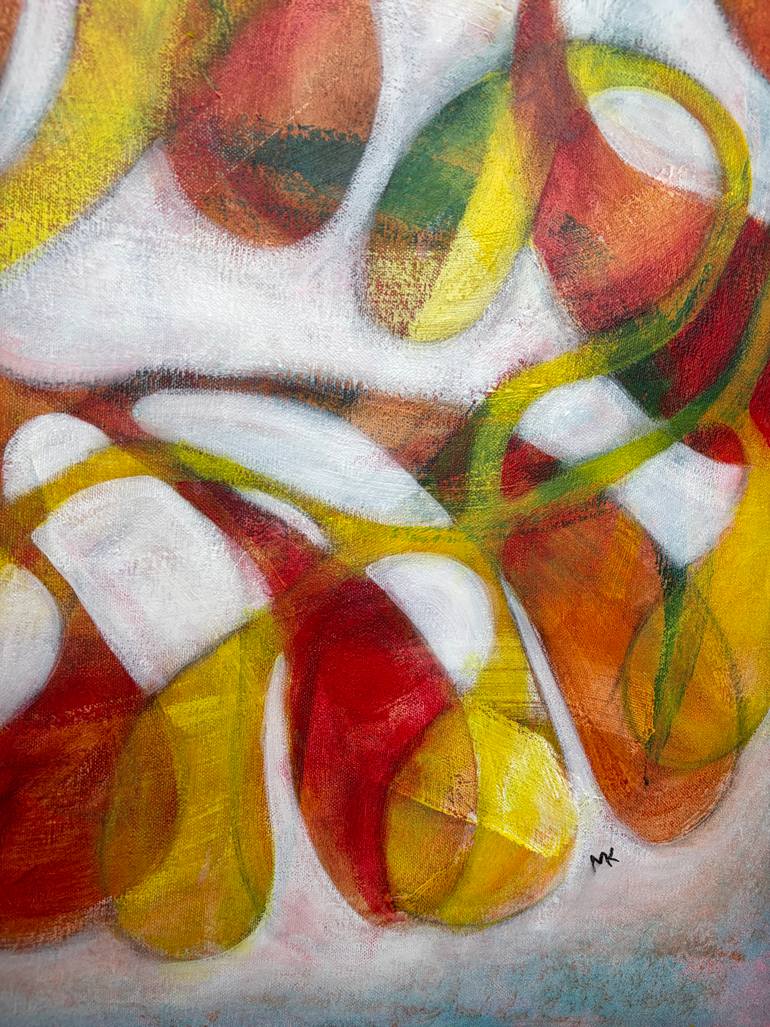 Original Abstract Expressionism Abstract Painting by Maarit Korhonen