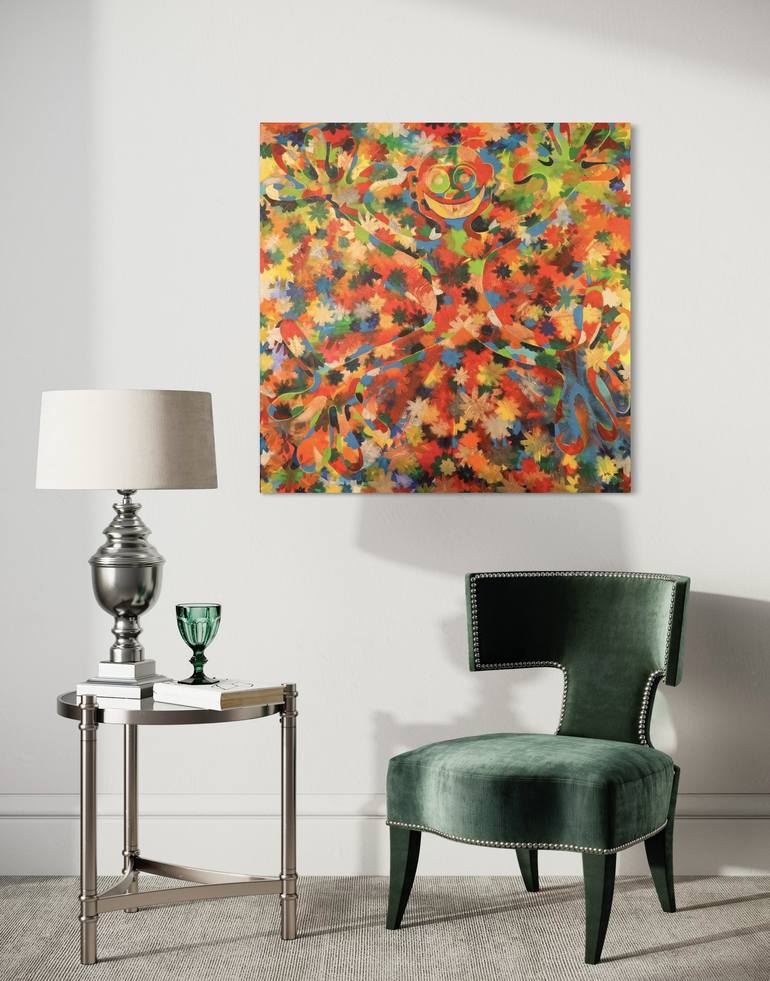 Original Abstract Painting by Maarit Korhonen