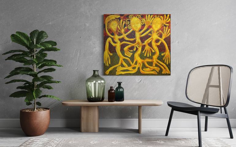 Original Abstract Painting by Maarit Korhonen