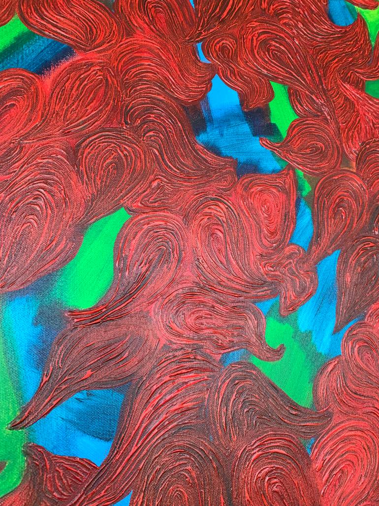 Original Abstract Nature Painting by Maarit Korhonen
