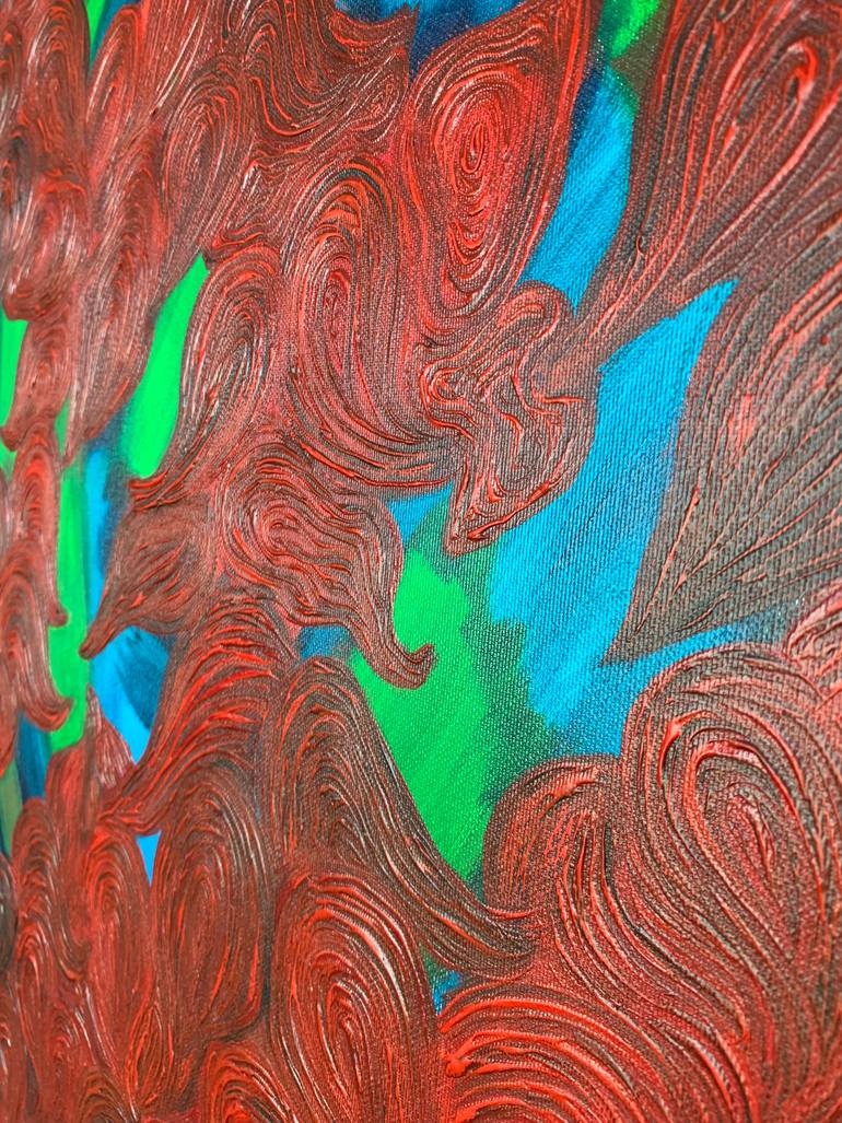 Original Abstract Nature Painting by Maarit Korhonen