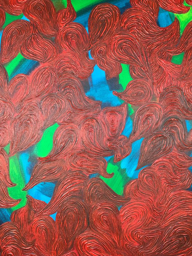 Original Abstract Nature Painting by Maarit Korhonen