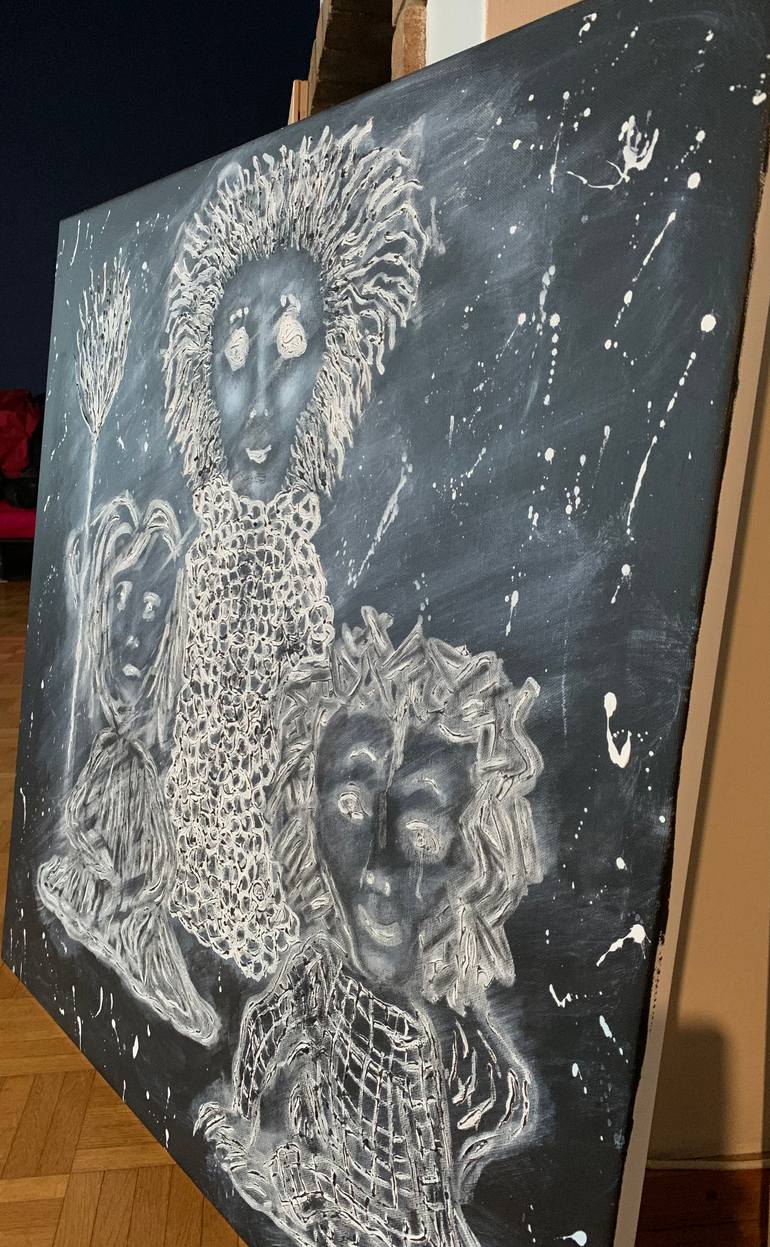 Original Figurative Abstract Painting by Maarit Korhonen