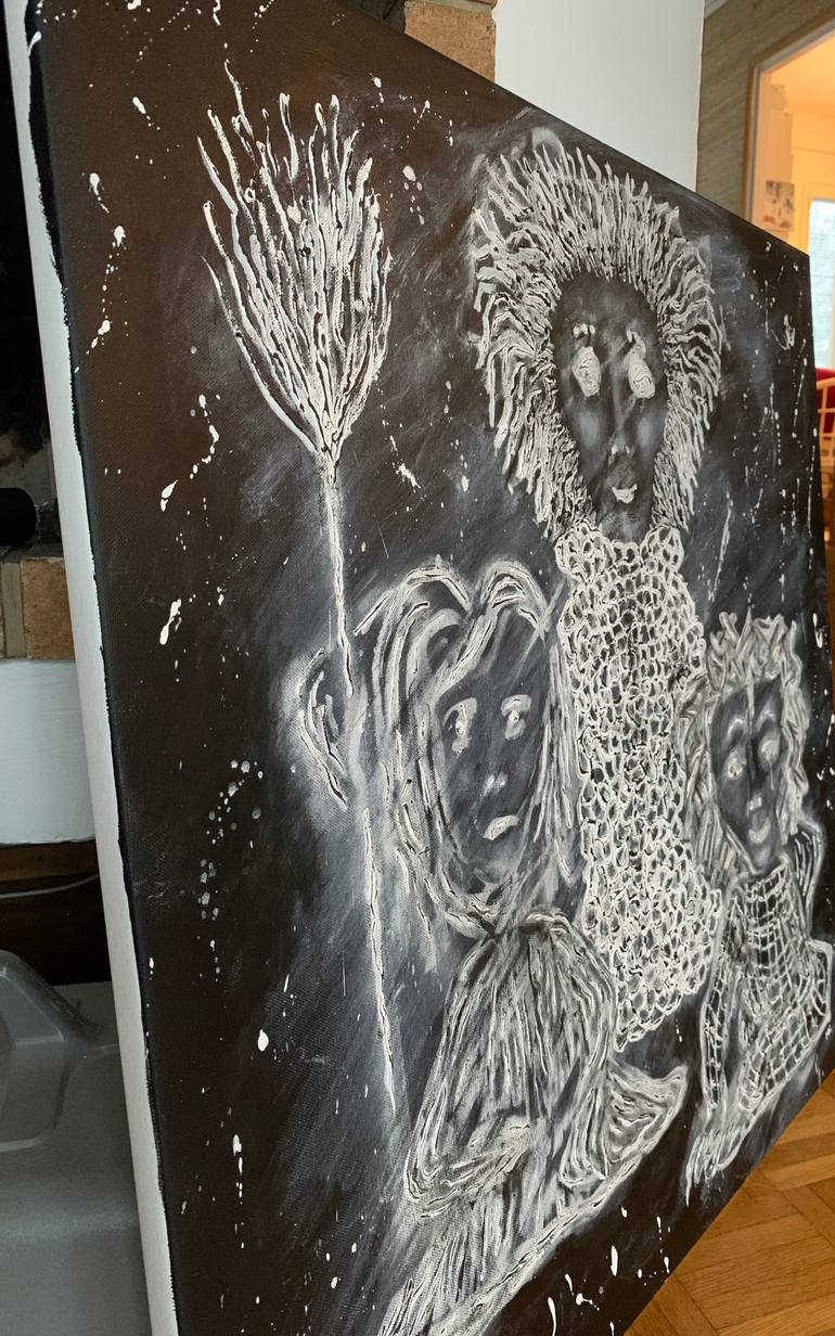 Original Figurative Abstract Painting by Maarit Korhonen