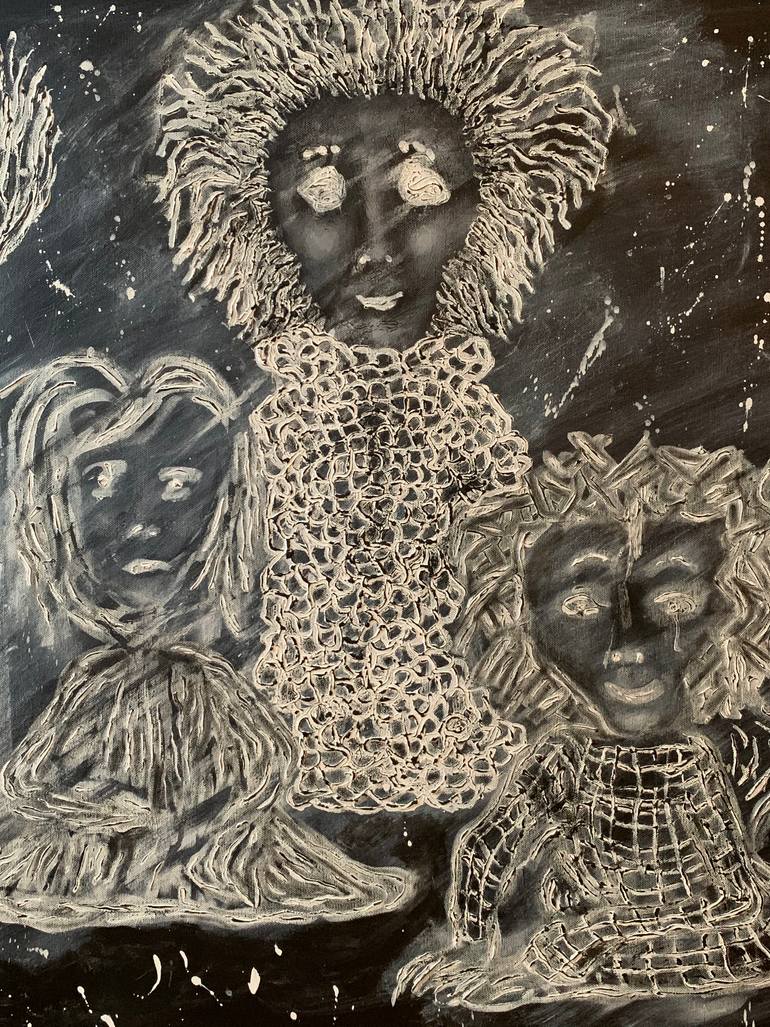 Original Figurative Abstract Painting by Maarit Korhonen