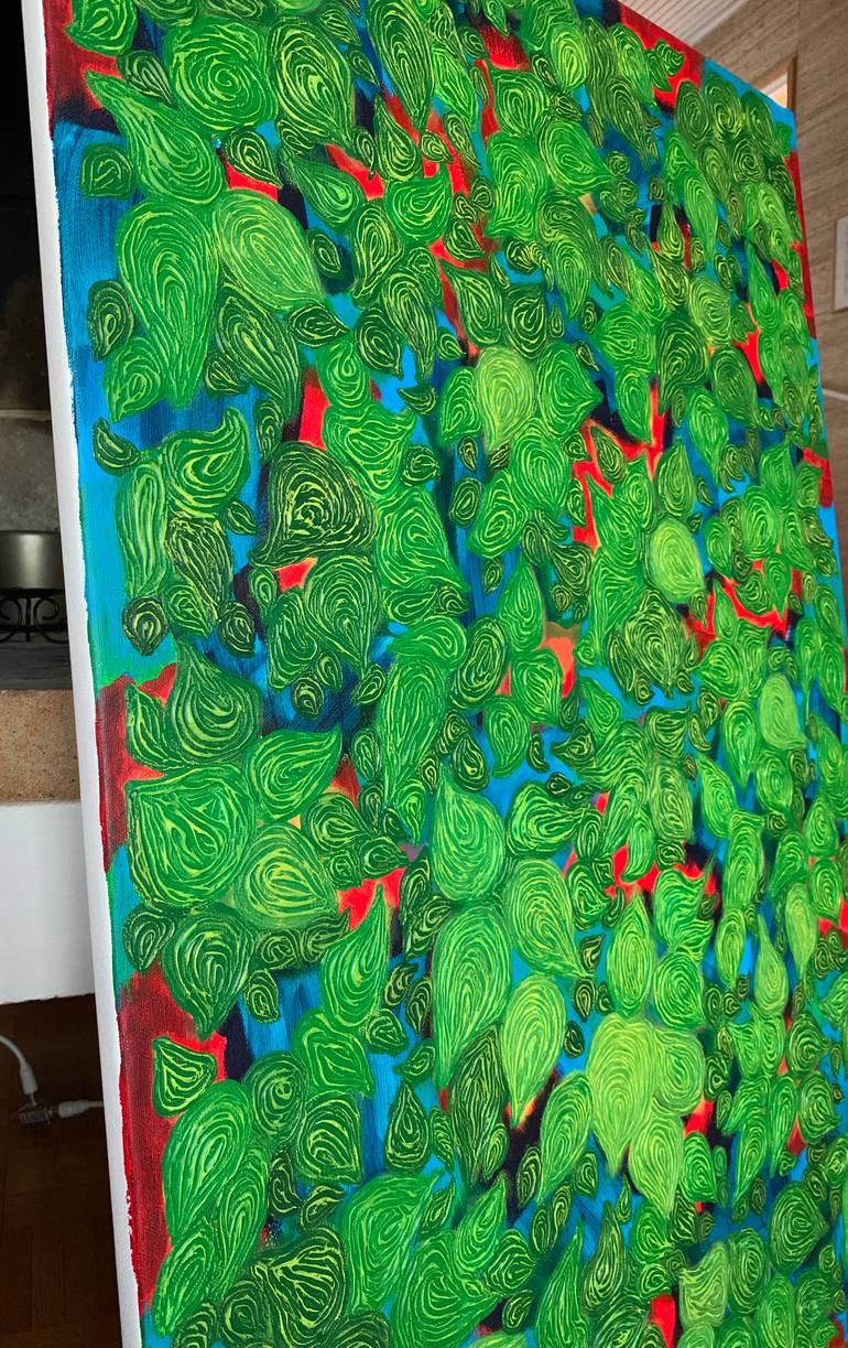 Original Modernism Abstract Painting by Maarit Korhonen