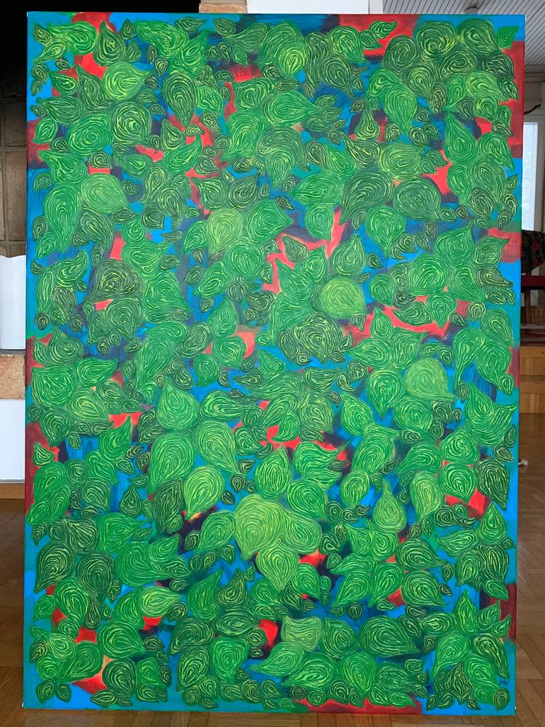 Original Modernism Abstract Painting by Maarit Korhonen