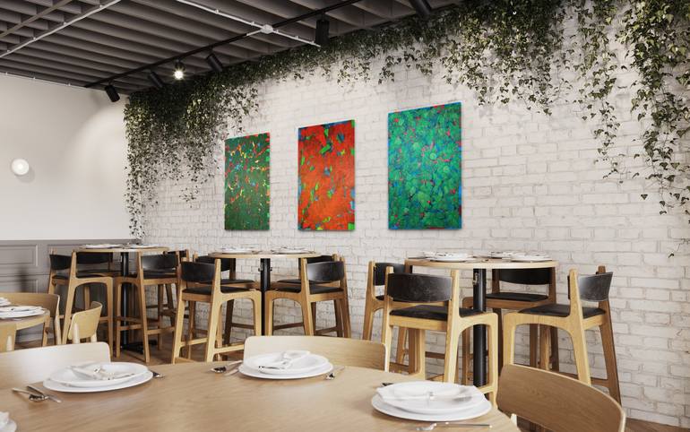 Original Modernism Abstract Painting by Maarit Korhonen