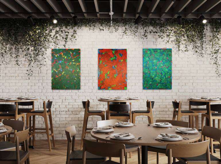 Original Modernism Abstract Painting by Maarit Korhonen