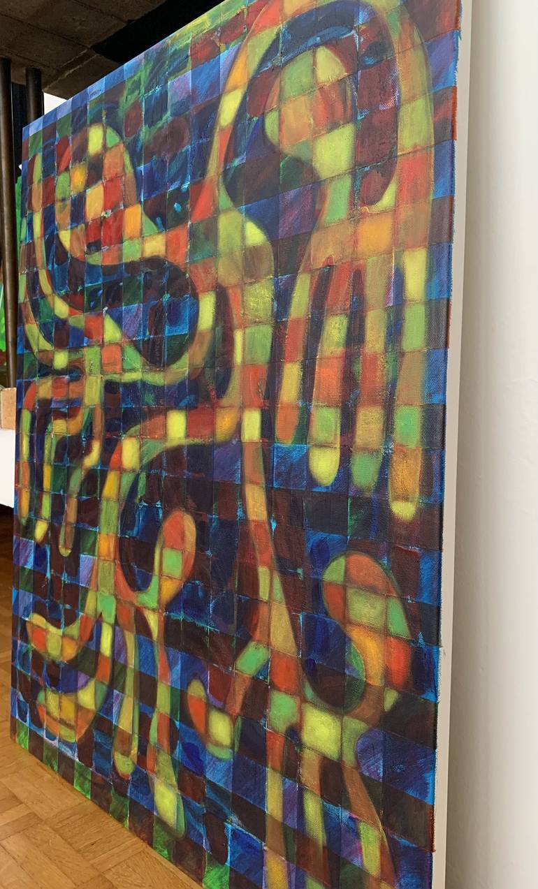 Original Expressionism Abstract Painting by Maarit Korhonen