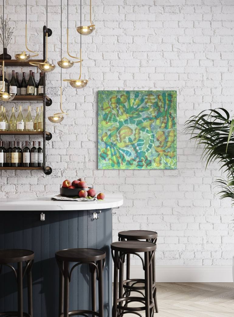 Original Abstract Painting by Maarit Korhonen