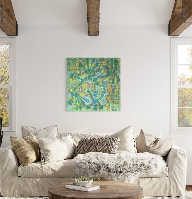 Original Abstract Painting by Maarit Korhonen