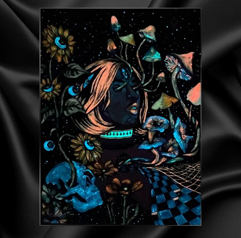 Original Pop Art Fantasy Painting by Наталья Комар