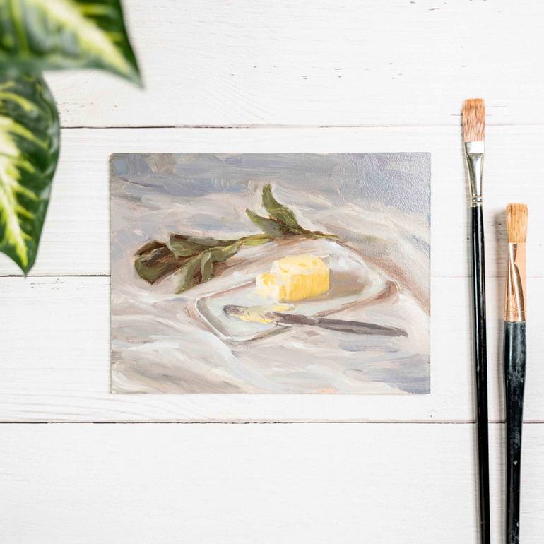 Original Impressionism Still Life Painting by Ed Pulella