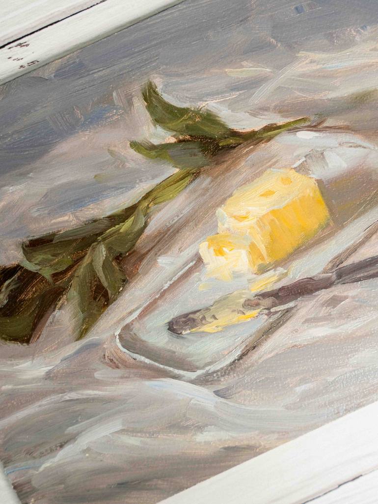 Original Impressionism Still Life Painting by Ed Pulella