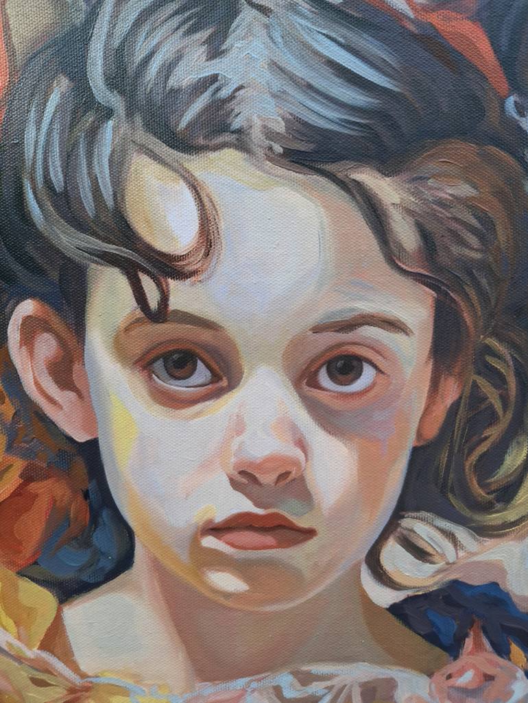 Original Pop Art People Painting by Gabriel Cristian Matei