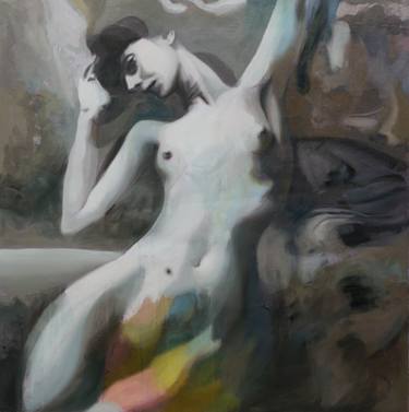 Print of Nude Paintings by Gabriel Cristian Matei