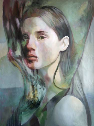 Original Portraiture Portrait Paintings by Gabriel Cristian Matei