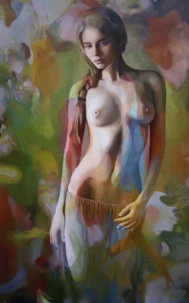 Original Figurative Nude Paintings by Gabriel Cristian Matei