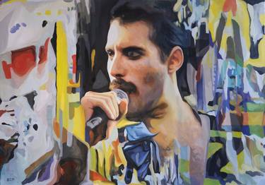 Original Pop Art Pop Culture/Celebrity Paintings by Gabriel Cristian Matei
